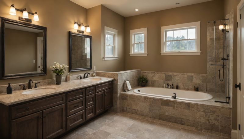 Bathroom with Modern Accents
