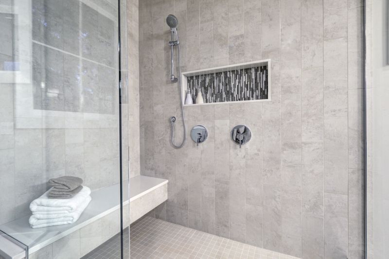 Tile Accented Shower